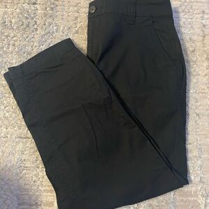 Old Navy OG Chino Black Pants Size L High Rise